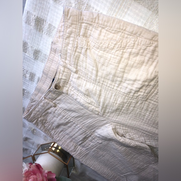 Old Navy Cream High Waisted 100% cotton pants - Picture 5 of 5